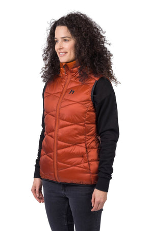 Doudoune / Gilet sans manche 100% Polyamide Airlite ACA avec technologie HL tech down like pour femme "Hannah − BETLIS VEST" - Planète Rando