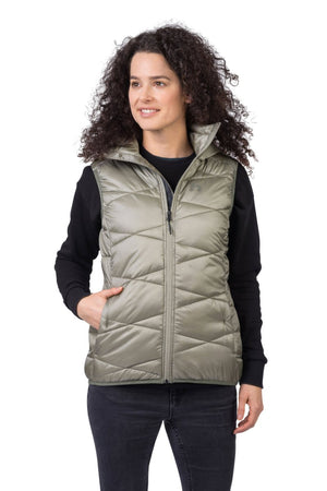 Doudoune / Gilet sans manche 100% Polyamide Airlite ACA avec technologie HL tech down like pour femme "Hannah − BETLIS VEST" - Planète Rando