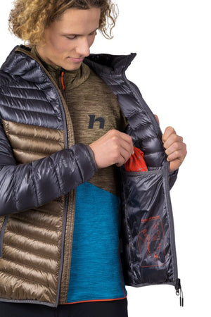 Doudoune hydrofuge en duvet de canard 750FP certifié Bluesign 100% Polyamide Airlite DMF, "Hannah − ARDEN" - Planète Rando