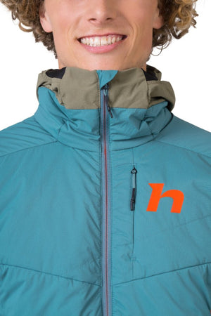 Doudoune synthétique 88% polyamide + 12% élasthanne Airlite Windproof, AFT Double Weave, Primaloft Silver Active "Hannah −Kechu Hoody" - Planète Rando