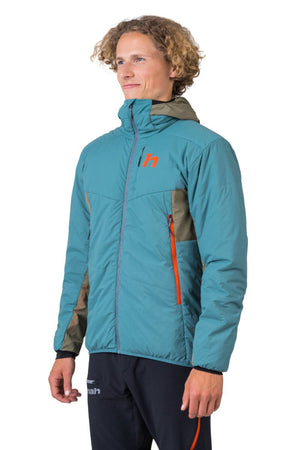 Doudoune synthétique 88% polyamide + 12% élasthanne Airlite Windproof, AFT Double Weave, Primaloft Silver Active "Hannah −Kechu Hoody" - Planète Rando
