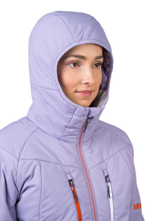 Doudoune synthétique avec isolation Primaloft Silver Active et traitement déperlant sans PFC pour femme "Hannah − GABBY HOODY" - Planète Rando