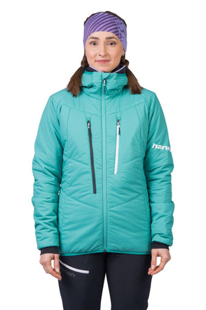 Doudoune synthétique avec isolation Primaloft Silver Active et traitement déperlant sans PFC pour femme "Hannah − GABBY HOODY" - Planète Rando