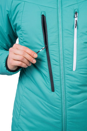 Doudoune synthétique avec isolation Primaloft Silver Active et traitement déperlant sans PFC pour femme "Hannah − GABBY HOODY" - Planète Rando