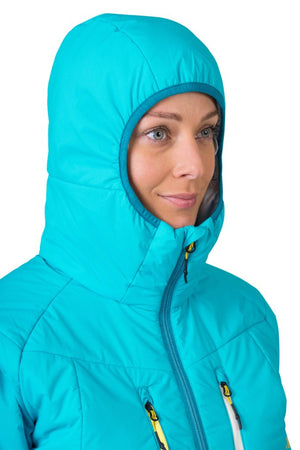 Doudoune synthétique avec isolation Primaloft Silver Active et traitement déperlant sans PFC pour femme "Hannah − GABBY HOODY" - Planète Rando