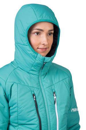 Doudoune synthétique avec isolation Primaloft Silver Active et traitement déperlant sans PFC pour femme "Hannah − GABBY HOODY" - Planète Rando