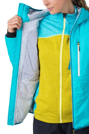 Doudoune synthétique avec isolation Primaloft Silver Active et traitement déperlant sans PFC pour femme "Hannah − GABBY HOODY" - Planète Rando