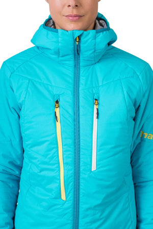 Doudoune synthétique avec isolation Primaloft Silver Active et traitement déperlant sans PFC pour femme "Hannah − GABBY HOODY" - Planète Rando