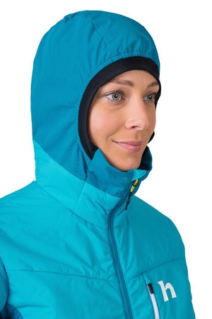 Doudoune synthétique avec protection déperlante sans PFC Airlite Windproof pour femme "Hannah − NAVA HOODY" - Planète Rando