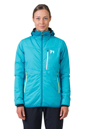 Doudoune synthétique avec protection déperlante sans PFC Airlite Windproof pour femme "Hannah − NAVA HOODY" - Planète Rando