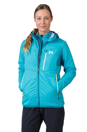 Doudoune synthétique avec protection déperlante sans PFC Airlite Windproof pour femme "Hannah − NAVA HOODY" - Planète Rando