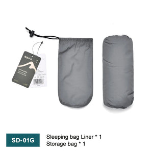 Drap de sac de couchage de camping ultraléger "Widesea - SD - 01G" - Planète Rando