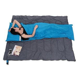Drap de sac de couchage pour le camping, la randonnée et le bivouac 270g "Tomshoo - Sleeping Bag" - Planète Rando