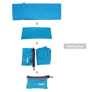 Drap de sac de couchage pour le camping, la randonnée et le bivouac 270g "Tomshoo - Sleeping Bag" - Planète Rando