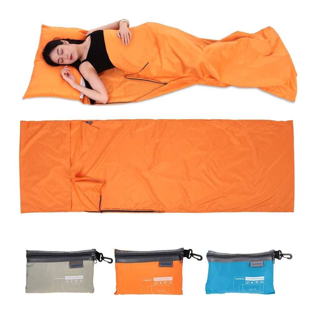 Drap de sac de couchage pour le camping, la randonnée et le bivouac 270g "Tomshoo - Sleeping Bag" - Planète Rando