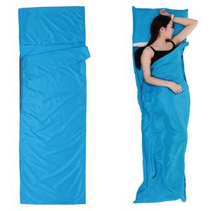 Drap de sac de couchage pour le camping, la randonnée et le bivouac 270g "Tomshoo - Sleeping Bag" - Planète Rando