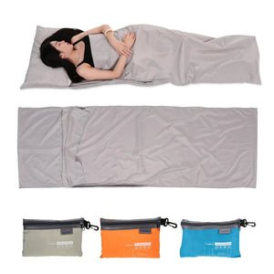 Drap de sac de couchage pour le camping, la randonnée et le bivouac 270g "Tomshoo - Sleeping Bag" - Planète Rando