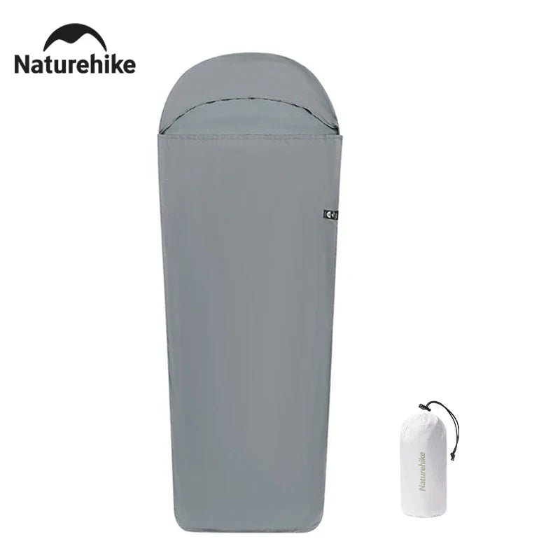 Drap de sac de couchage ultraléger pour le camping, bikepacking, bivouac et la randonnée 130g "Naturehike - Sleeping Bag Liner ZY20" - Planète Rando