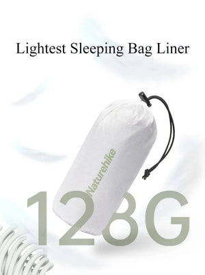 Drap de sac de couchage ultraléger pour le camping, bikepacking, bivouac et la randonnée 130g "Naturehike - Sleeping Bag Liner ZY20" - Planète Rando