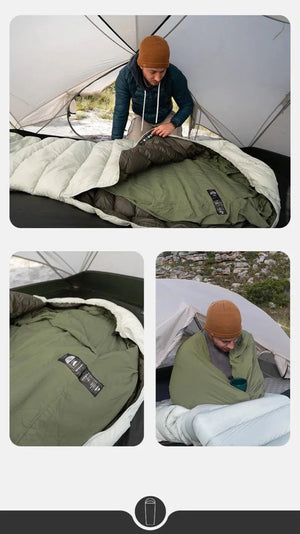 Drap de sac de couchage ultraléger pour le camping, bikepacking, bivouac et la randonnée 130g "Naturehike - Sleeping Bag Liner ZY20" - Planète Rando