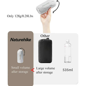 Drap de sac de couchage ultraléger pour le camping, bikepacking, bivouac et la randonnée 130g "Naturehike - Sleeping Bag Liner ZY20" - Planète Rando