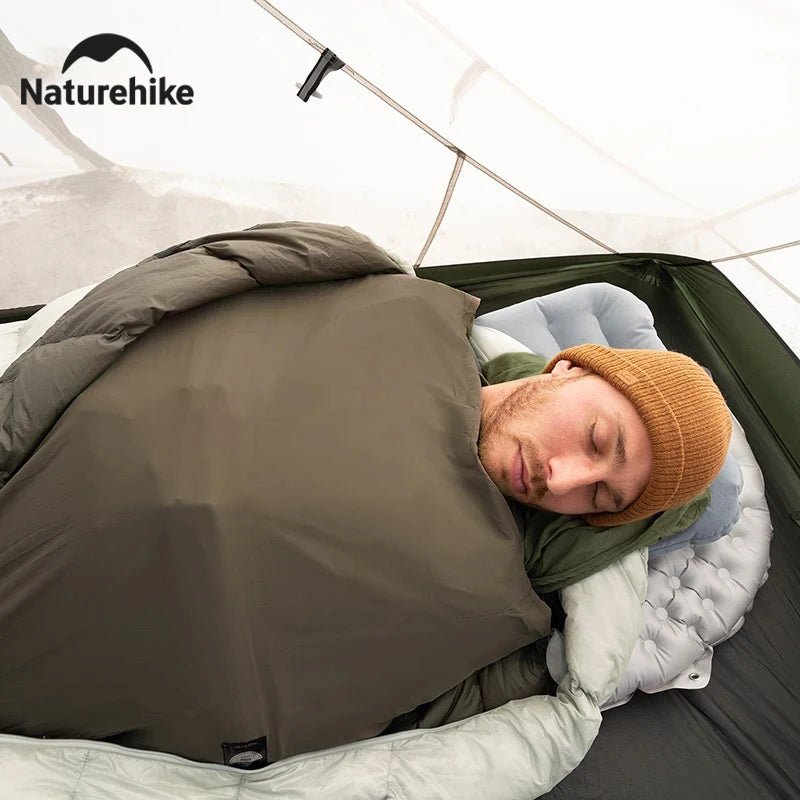 Drap de sac de couchage ultraléger pour le camping, bikepacking, bivouac et la randonnée 130g "Naturehike - Sleeping Bag Liner ZY20" - Planète Rando