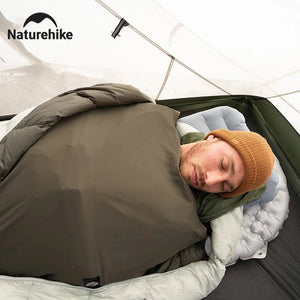 Drap de sac de couchage ultraléger pour le camping, bikepacking, bivouac et la randonnée 130g "Naturehike - Sleeping Bag Liner ZY20" - Planète Rando