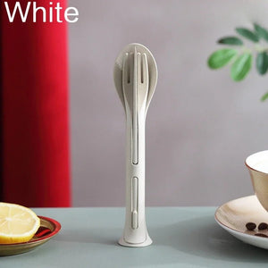 Ensemble de couverts détachables 3 pièces pour le camping / bivouac "2JY - Camping cutlery" - Planète Rando