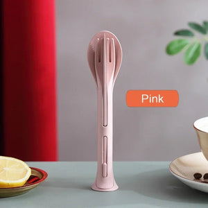 Ensemble de couverts détachables 3 pièces pour le camping / bivouac "2JY - Camping cutlery" - Planète Rando