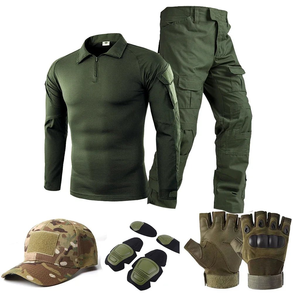 Ensemble de vêtements de camouflage tactiques pour la chasse et l'airsoft "Outdoor Tactical Gear - OTG - 100" - Planète Rando