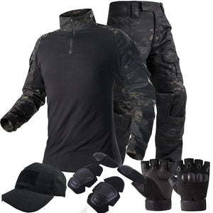 Ensemble de vêtements de camouflage tactiques pour la chasse et l'airsoft "Outdoor Tactical Gear - OTG - 100" - Planète Rando
