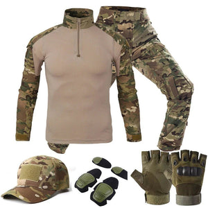 Ensemble de vêtements de camouflage tactiques pour la chasse et l'airsoft "Outdoor Tactical Gear - OTG - 100" - Planète Rando