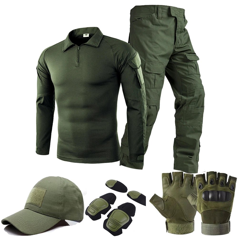 Ensemble de vêtements de camouflage tactiques pour la chasse et l'airsoft "Outdoor Tactical Gear - OTG - 100" - Planète Rando