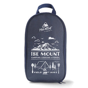 Ensemble d'ustensiles de camping en acier inoxydable "Ise Mount - Camping Cooking Ustensil" - Planète Rando