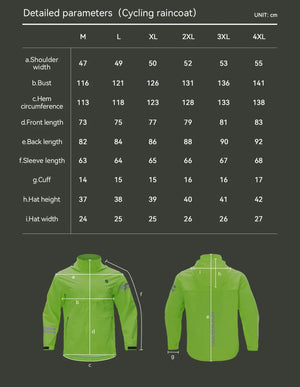 Ensemble imperméable de cyclisme "ROCKBROS - YPY028" - Planète Rando