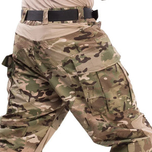 Ensemble / uniforme tactique de combat avec poches multifonctionnelles et genouillères "Emersongear - G3" - Planète Rando
