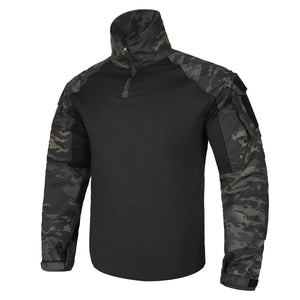Ensemble / uniforme tactique de combat avec poches multifonctionnelles et genouillères "Emersongear - G3" - Planète Rando