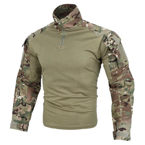 Ensemble / uniforme tactique de combat avec poches multifonctionnelles et genouillères "Emersongear - G3" - Planète Rando