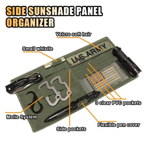 Étui de rangement universel Molle pour pare - soleil de voiture, tactique, militaire "Tactical Mount - Sun organizer" - Planète Rando