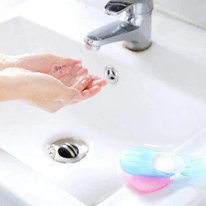 Feuilles de papier en savon jetables pour la randonnée et les voyages 20 feuilles "Milin - Mini - soap" - Planète Rando