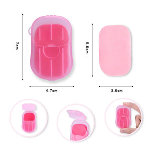 Feuilles de papier en savon jetables pour la randonnée et les voyages 20 feuilles "Milin - Mini - soap" - Planète Rando