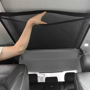 Filet de chargement de plafond / organisateur de rangement suspendu multifonctionnel pour camping car / van ou fourgon aménagé "CARSHAN - Roof storage bag" - Planète Rando