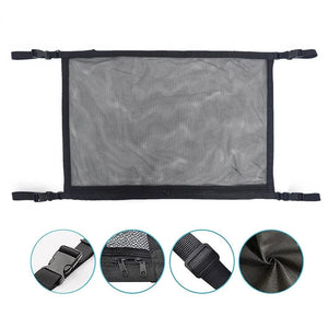 Filet de chargement de plafond / organisateur de rangement suspendu multifonctionnel pour camping car / van ou fourgon aménagé "CARSHAN - Roof storage bag" - Planète Rando