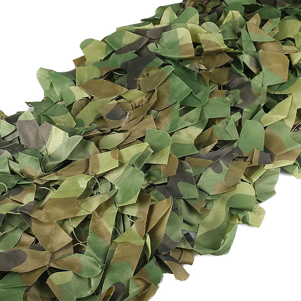 Filets de camouflage pour la chasse, l'entraînement tactique et le camping "47 Outdoor - Woodland Camo Netting" - Planète Rando
