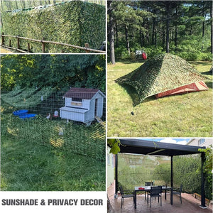 Filets de camouflage pour la chasse, l'entraînement tactique et le camping "47 Outdoor - Woodland Camo Netting" - Planète Rando