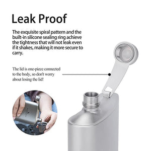 Flasque en titane / flasque alcool 200ml "Boundless Voyage - Ti3261D" - Planète Rando