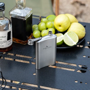 Flasque en titane / flasque alcool 200ml "Boundless Voyage - Ti3261D" - Planète Rando