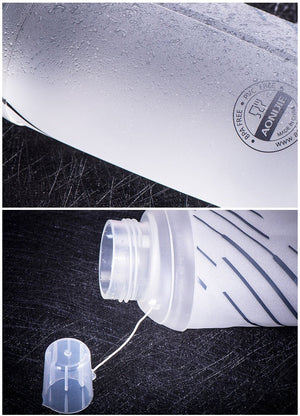 Flasque pliable hydratation pack pour le running, trail, marathon sans BPA "AONIJIE - SD21 420ML" - Planète Rando