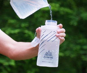Flasque pliable hydratation pack pour le running, trail, marathon sans BPA "AONIJIE - SD21 420ML" - Planète Rando