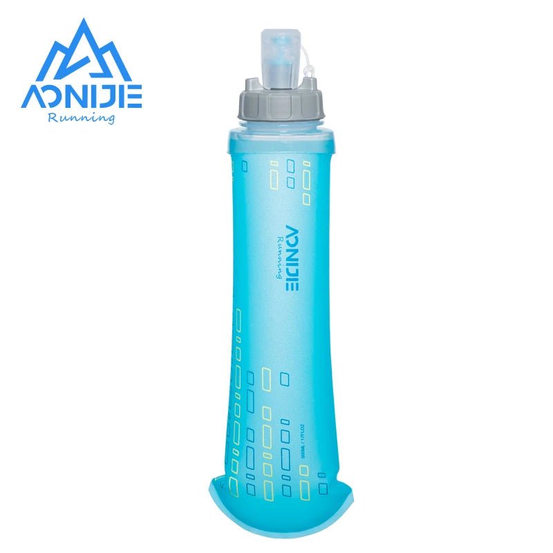 Flasque running d'hydratation sans BPA 48g avec bouchon à tirer ou rotatif 500ML "AONIJIE - SD24" - Planète Rando